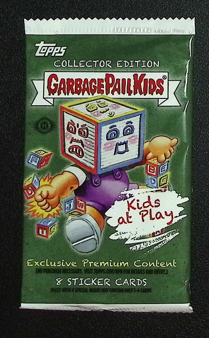 2024 Garbage Pail Kids Kids At Play Collector Edition Retail Box Pack - Exclusive Premium Content: Numbered Cards, Wave Parallels, Topps Trading Cards Sold on Line, Auction Lots for sale on line, Trading Card Stickers