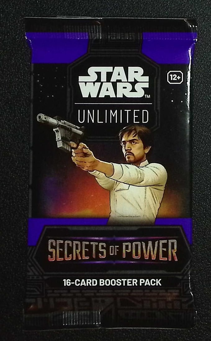 Star Wars Unlimited Secrets of Power 16 Card Booster Pack: 1 Rare or Legendary per Pack: Disney TCG, Trading Card Games, 1 Leader, 1 Base/Token, 9 Commons, 3 Uncommon, 1 Rare or Legendary, & 1 Premium Foil Card Per Pack. Darth Vader, Luke Skywalker, Princess Leia, Mandalorian, Yoda, Grogu