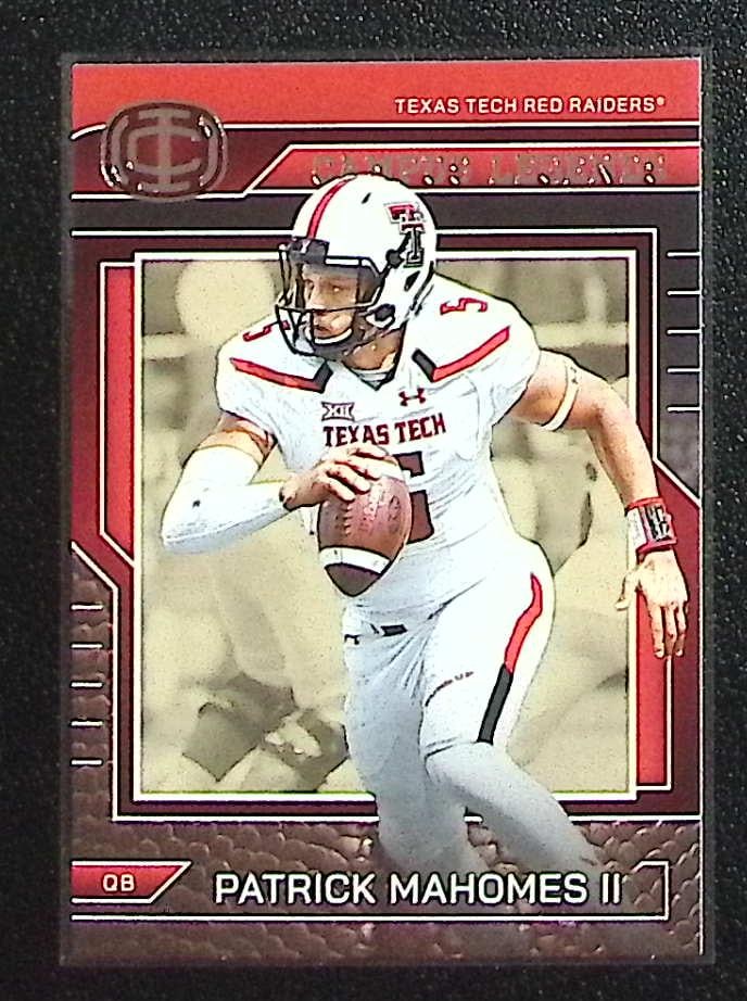 Patrick Mahomes Campus Legends 2025 Panini Icon Collection Mahomes #CL-2 Texas Tech (1 of 2)