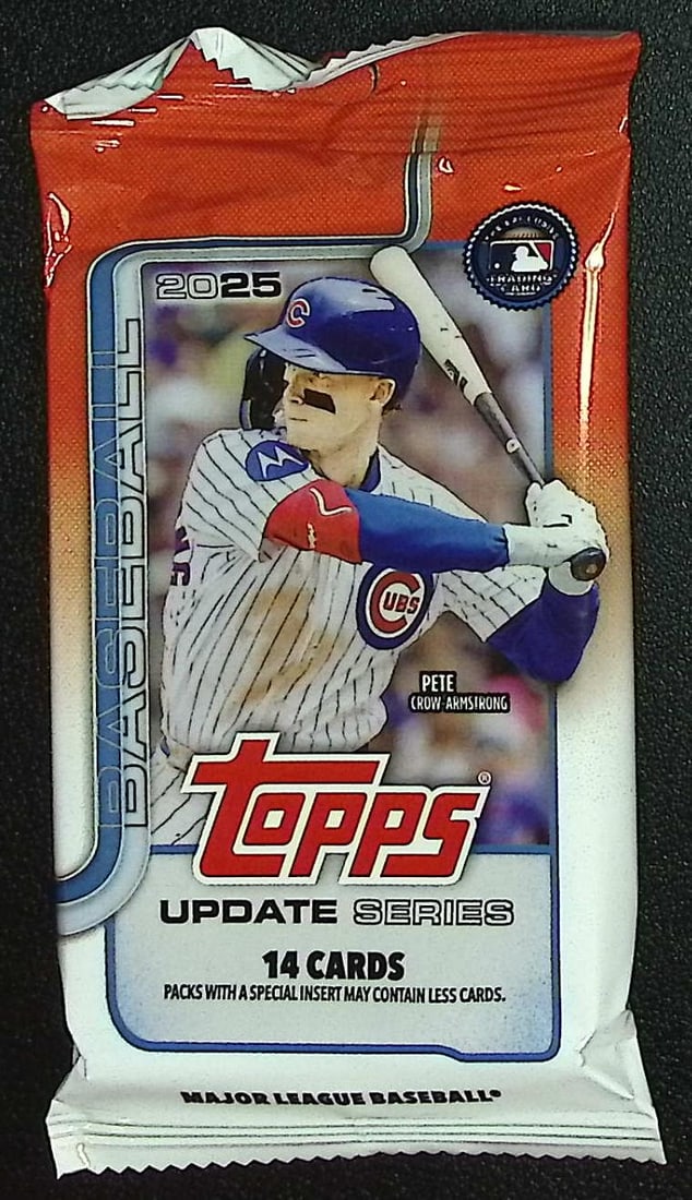 2025 Topps Update Series Baseball Cards RETAIL BOX PACK Sports Cards Rookie Cards James Wood (1 of 1)