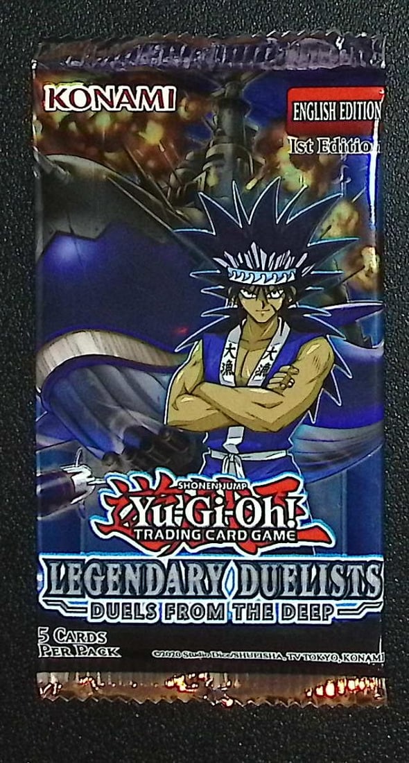 2020 Yu-Gi-Oh! Legendary Duelists - Duels from the Deep 1st Edition Booster Pack (1 of 1)