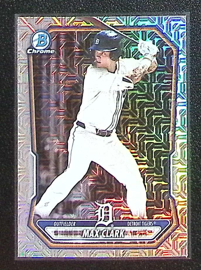 Max Clark Prospects Mojo Refractor 2026 Bowman Chrome #BCP-2 Detroit Tigers (1 of 2)