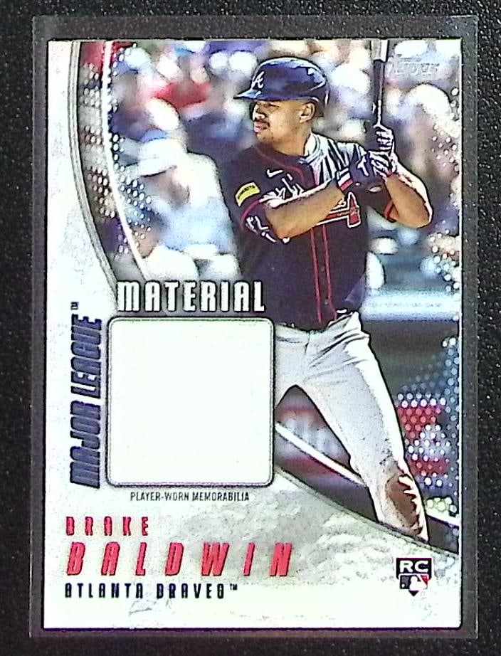 Drake Baldwin Rookie Card Patch 2025 Topps #MMU-DB Atlanta Braves (1 of 2)