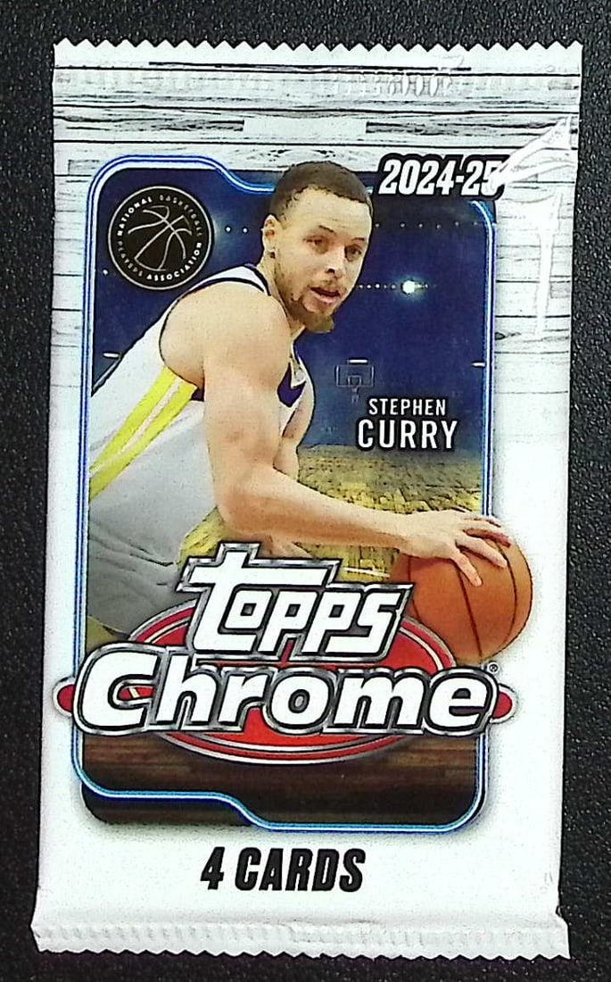2024 Topps Chrome Basketball Cards BLASTER BOX PACK (1 of 1)