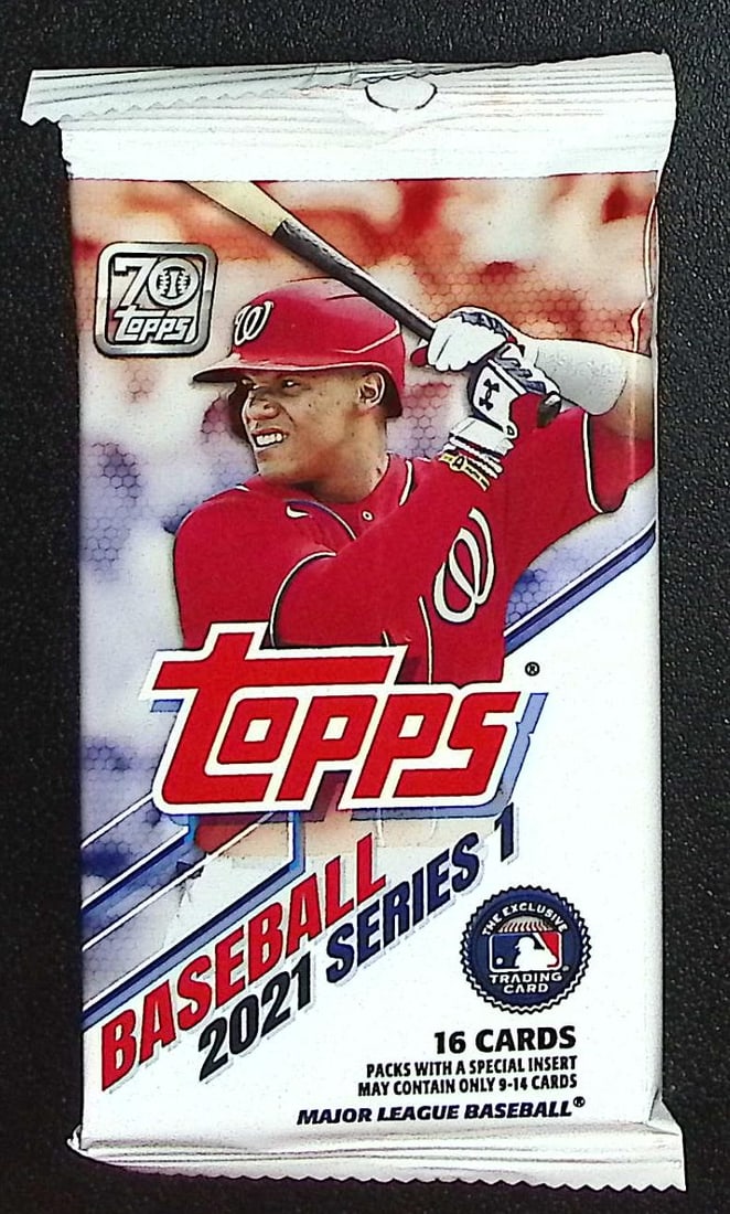 2021 Topps Series 1 HANGER PACK Sports Cards, MLB Trading Cards, Rookie Cards (1 of 1)