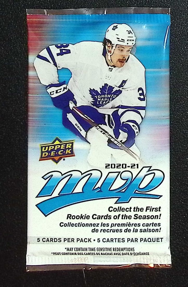 2020-21 Upper Deck MVP Hockey Card BLASTER BOX PACK Sports Cards (1 of 1)
