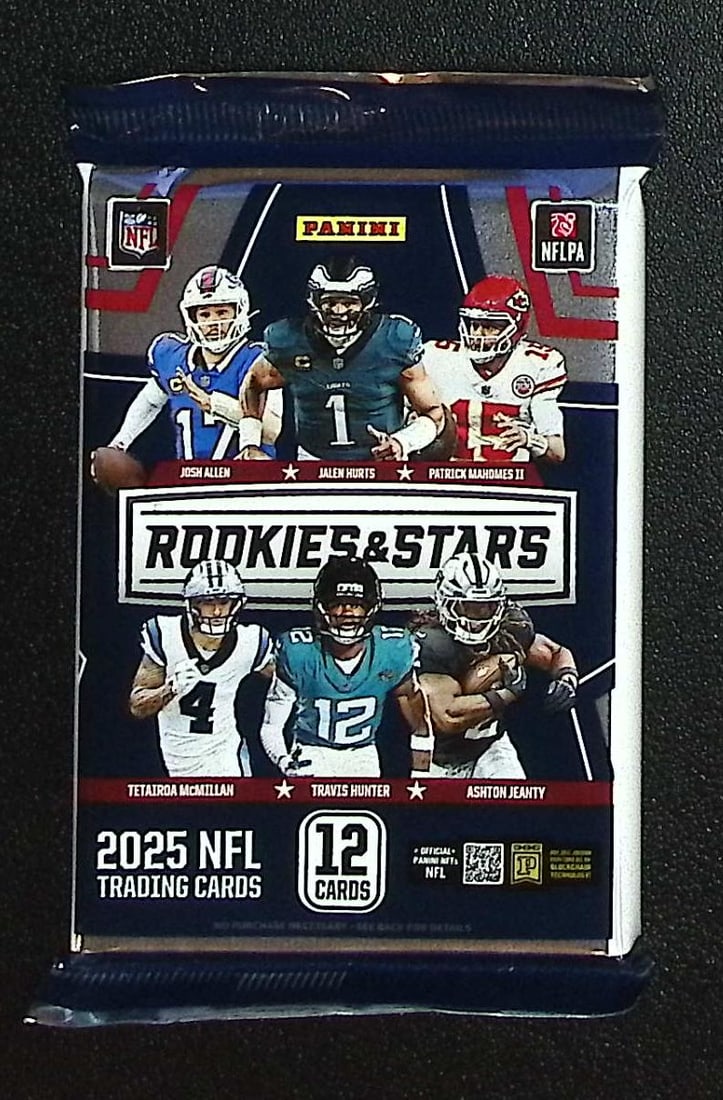 2025 Panini Rookies & Stars Football BLASTER BOX PACK Jaxson Dart, Travis Hunter, Emeka Egbuka (1 of 1)