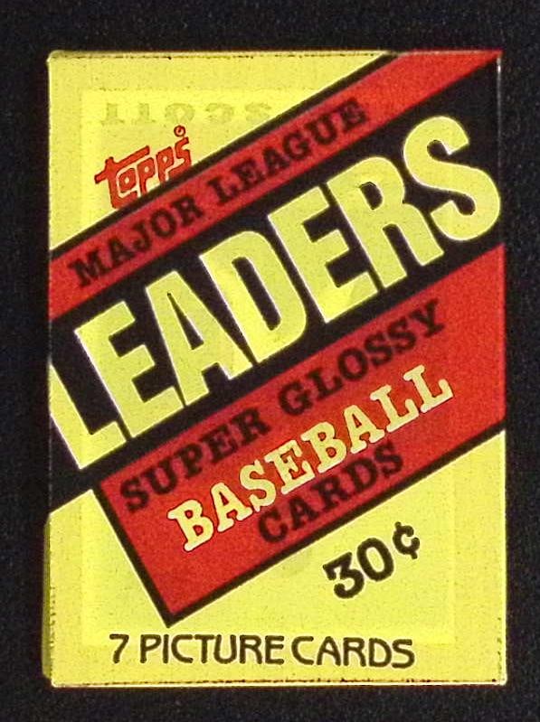 1987 Topps Major League Leaders Super Glossy Vintage Baseball Cards Retail Box Wax Pack Mini Cards (1 of 1)