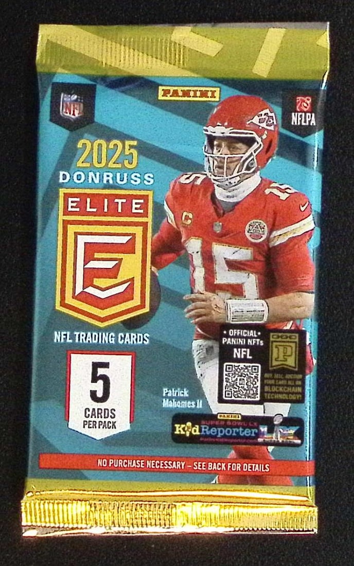2025 Donruss Elite Football MEGA BOX PACK - Cam Ward, Ashton Jeanty, Dillon Gabriel, Shadeur Sanders (1 of 1)