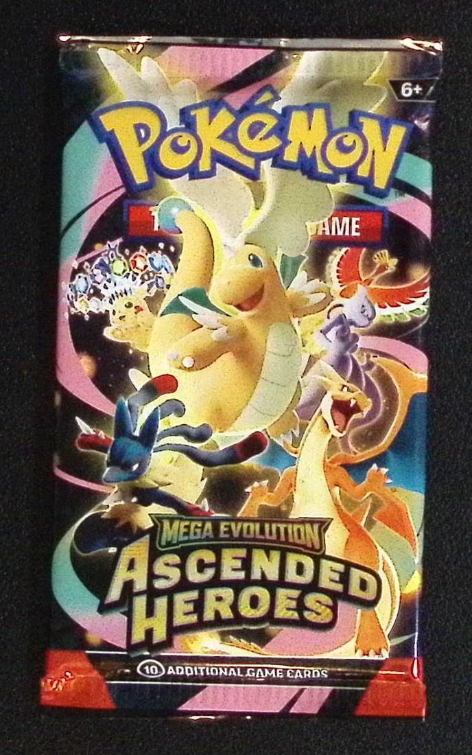 2025 Pokemon Ascended Heroes Card Booster Pack Charizard, Pikachu (1 of 1)
