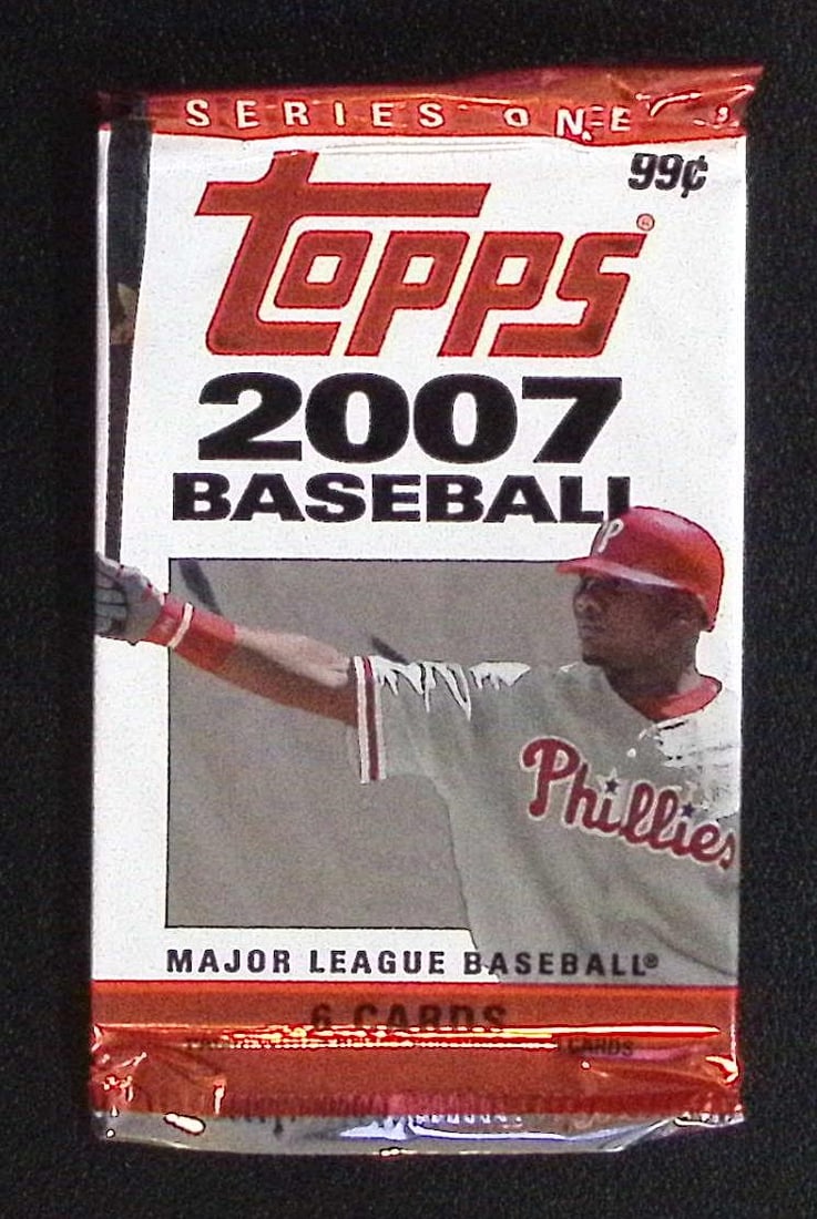 2007 Topps Series 1 Baseball Cards Retail Box Pack, MLB Trading Cards (1 of 1)