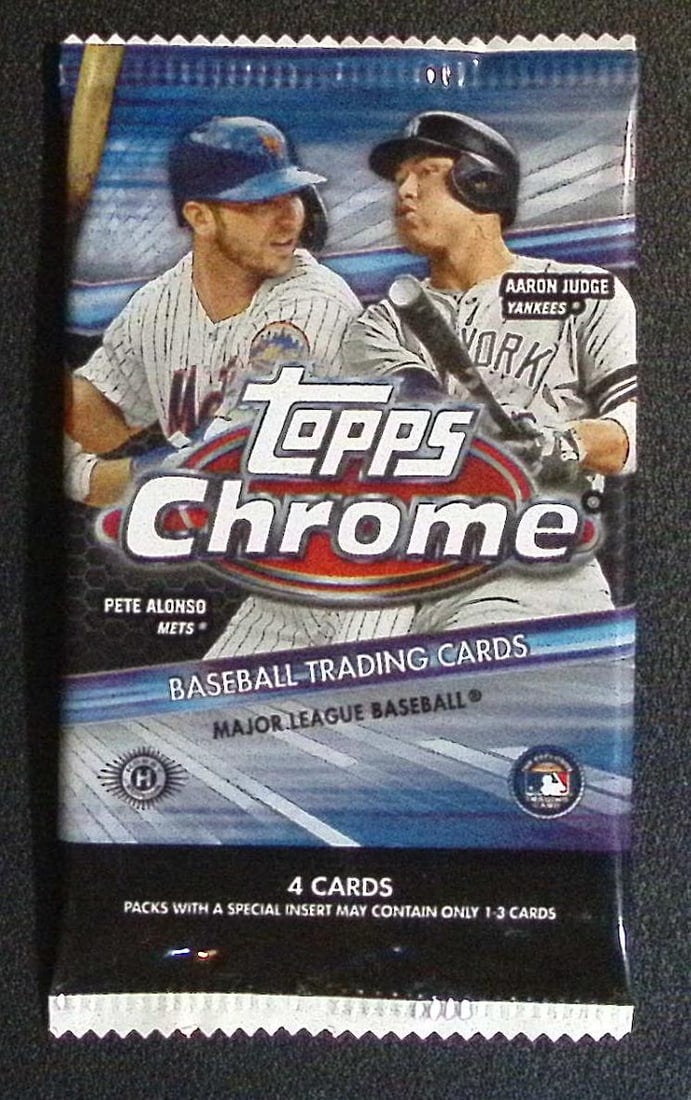 2020 Topps Chrome Baseball Card HOBBY BOX PACK Sports Cards MLB Trading Cards (1 of 1)
