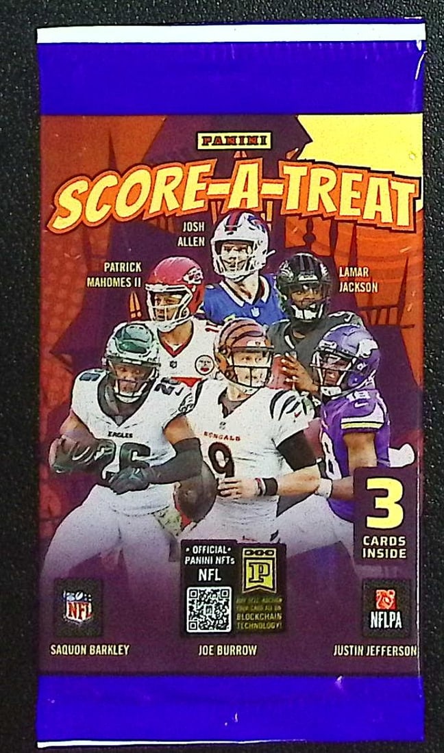 2025 Panini Score A Treat Football Cards Retail Pack, Sports Cards Cam Ward, Travis Hunter, Shedeur (1 of 1)