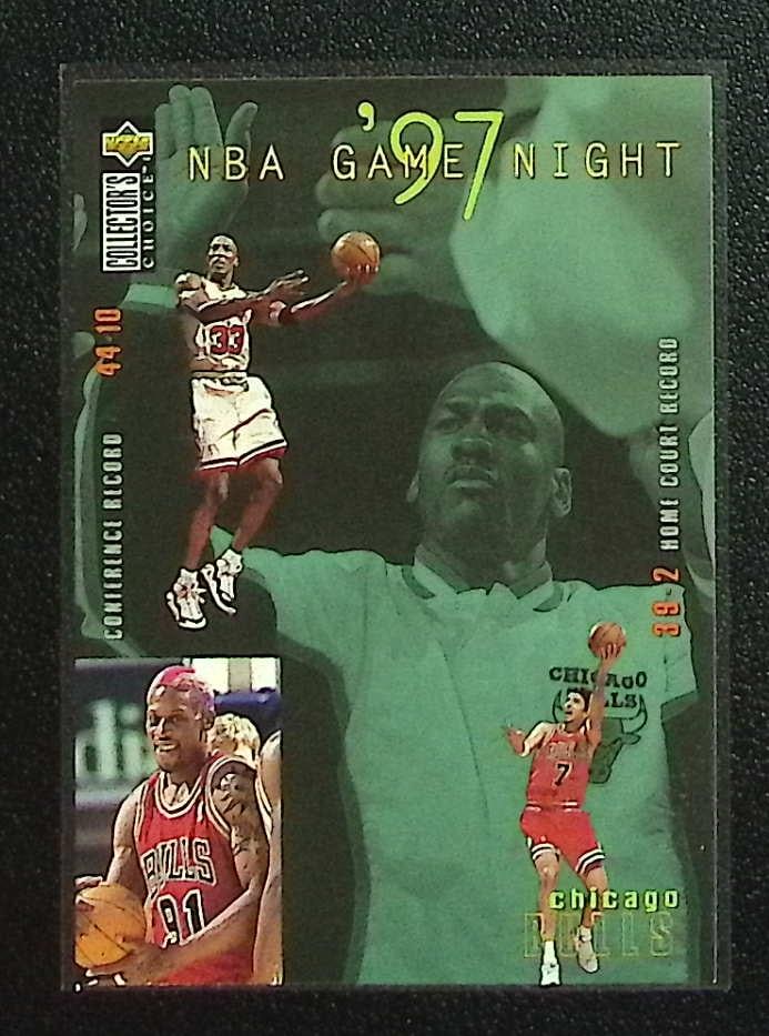 Chicago Bulls NBA Game Night Michael Jordan 1997-98 Upper Deck #159 (1 of 2)