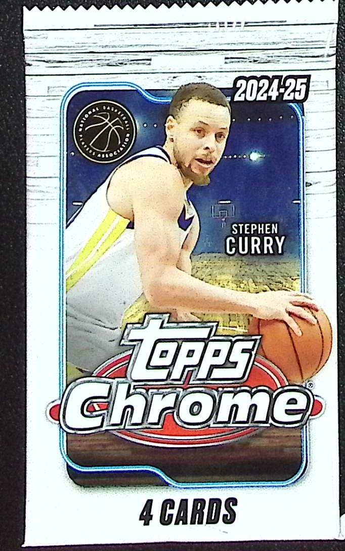 2024 Topps Chrome Basketball Cards BLASTER BOX PACK (1 of 1)
