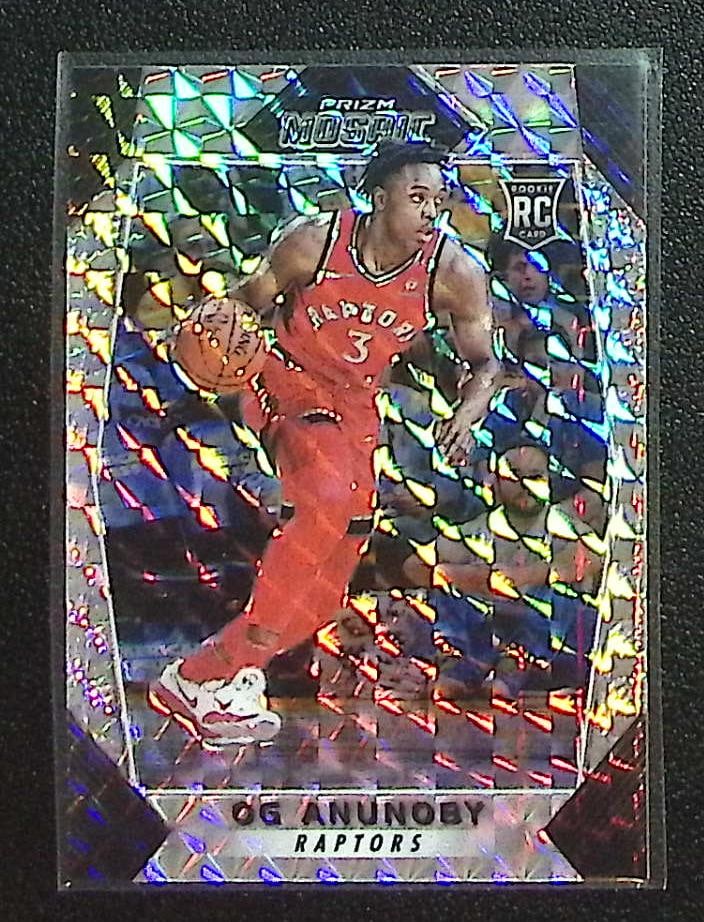 Og Anunoby Rookie Card Mosaic Prizm 2017-18 Mosaic #72 New York Knicks (1 of 2)
