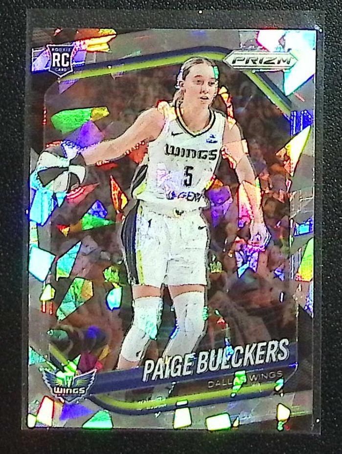 Paige Bueckers Rookie Card Cracked Ice 2025 Panini WNBA Prizm #5 Dallas Wings (1 of 2)