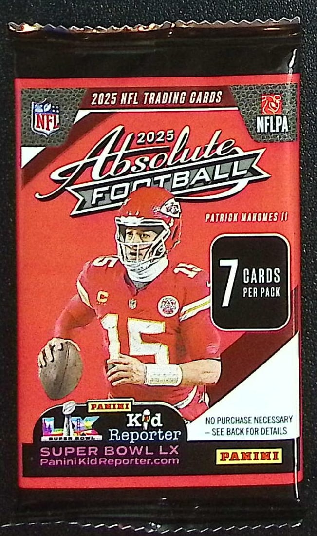 2025 Panini Absolute Football MEGA BOX PACK- RC: Jaxson Dart, Emeka Egbuka (1 of 1)
