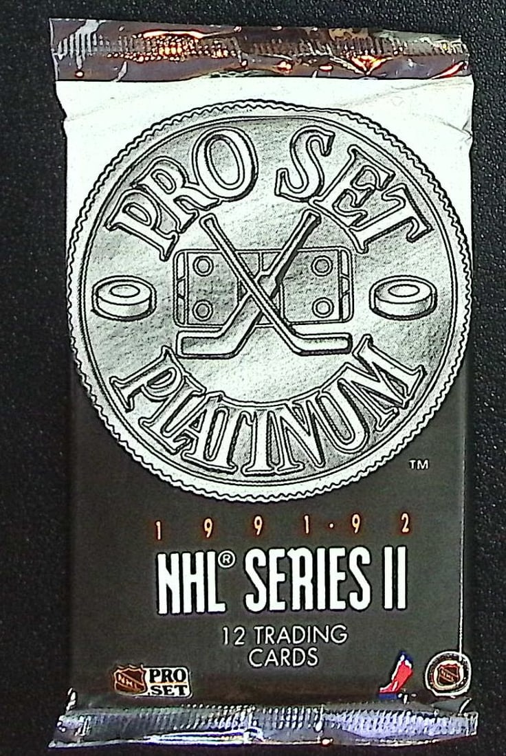 1991-92 Pro Set Platinum Series 2 Vintage Hockey Card Factory Sealed Retail Box Pack: Pro Set Vintage Hockey NHL Trading & Sports Cards, Brett Hull, Ray Bourque, Patrick Roy, Mario Lemieux, Wayne Gretzky, Sports Cards for Sale Near Me, Auction Lots for Sale on Line, Stanley Cup