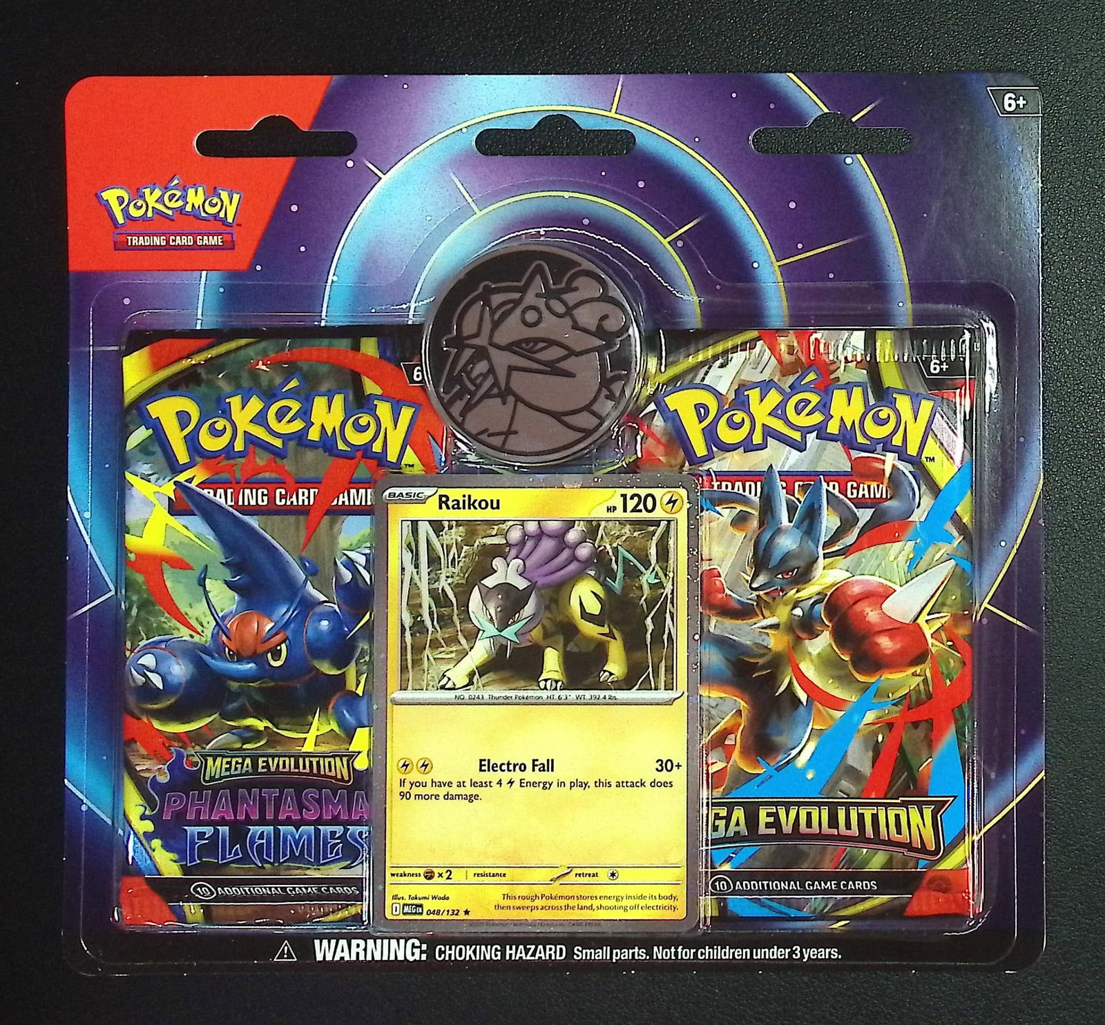 Pokemon Blister Booster Hanger: 1 - 2025 Pokemon Mega Evolutions & 1 - Phantasmal Flames: Pokemon Trading Card Game Cards, Charizard, Pikachu, Mewto, EX, Referse Holo, Holo Rare Cards, Secret Rare Cards, Full Art Cards, Evee, 3 Stars Ultra Rare Cards, Double Rare, Illustration Rare, Specia