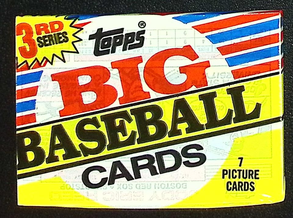 1988 Topps Vintage Big Baseball Cards Series 3 Retail Wax Pack, Sports Cards (1 of 1)