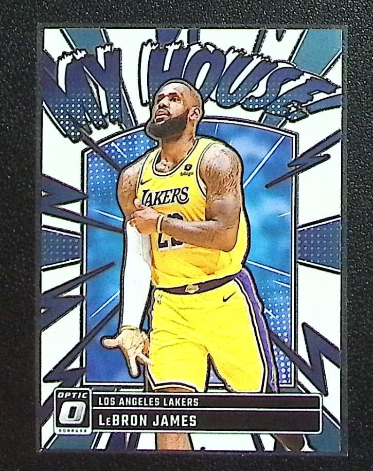 LeBron James My House 2024-25 Donruss Optic #3 Los Angeles Lakers (1 of 2)