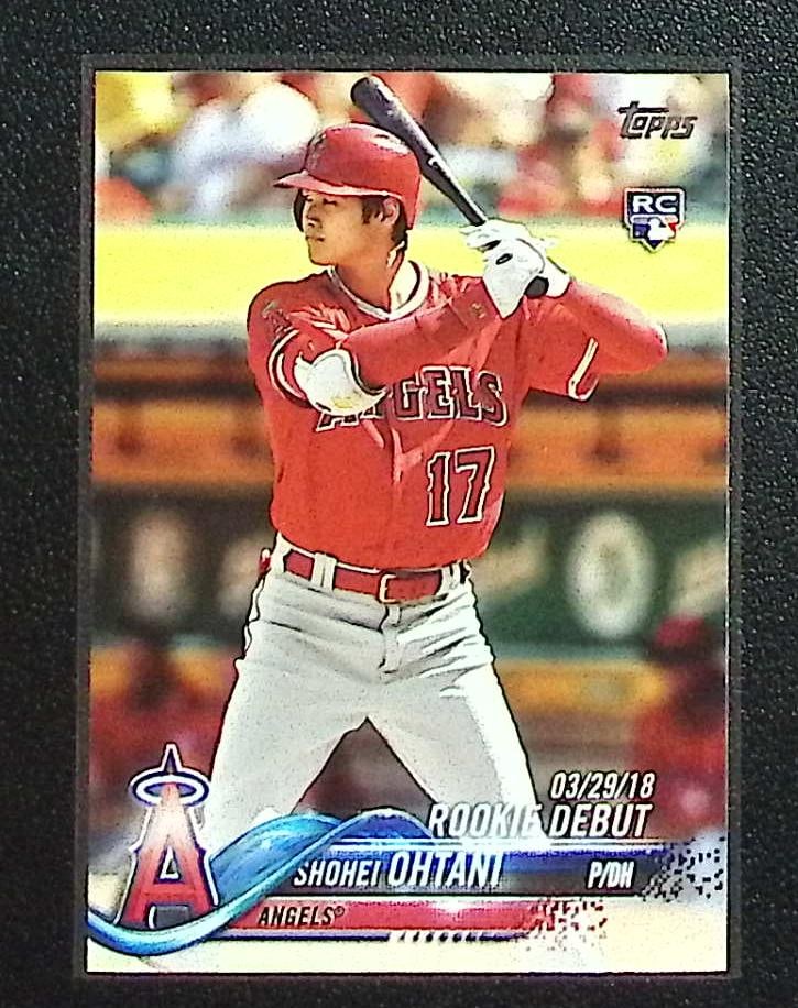 Shohei Ohtani Rookie Card 2018 Topps Update #US285 Angels, Dodgers: Topps Baseball MLB Trading & Sports Cards, Sports Cards for Sale Near Me, World Series & Hall of Fame Players Memorabilia, Refractors, X-Fractors, Numbered, SP, SSP, Valuable Auction Memorabilia Lots 
