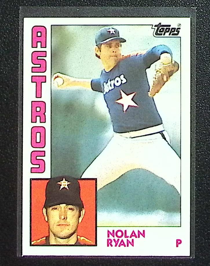 Nolan Ryan 1984 Topps #470 Houston Astros (1 of 2)