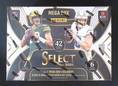 2024 Panini Select Football MEGA BOX Jayden Daniels, Bo Nix, Caleb Williams, Drake Maye