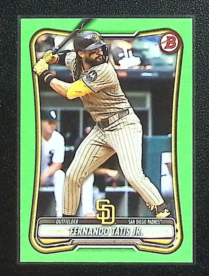 Fernando Tatis Jr. Neon Green /399 2026 Bowman #47 San Diego Padres (1 of 2)