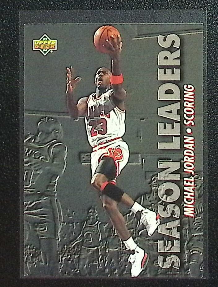 Michael Jordan League Leaders 1993-94 Upper Deck #166 Chicago Bulls: Upper Deck, Basketball NBA Trading & Sports Cards, Sports Cards for Sale Near Me, Chrome, Refractor, SP, SSP, Valuable Auction Memorabilia Lots Sold On Line, NBA Championship & Hall of Fame Player Car