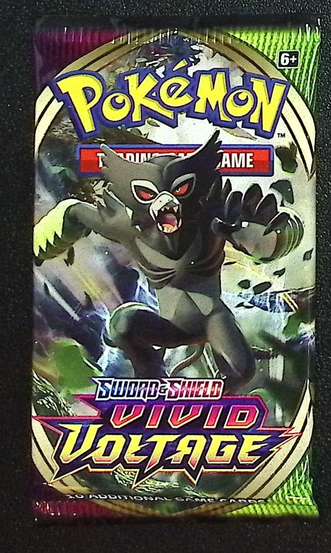 Pokemon Sword and Shield Vivid Voltage 10 Card Booster Pack Charizard Pikachu Holo Rare Cards (1 of 1)