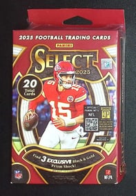 2025 Panini Select Football HANGER BOX Rookies: Jaxson Dart, Shedeur Sanders
