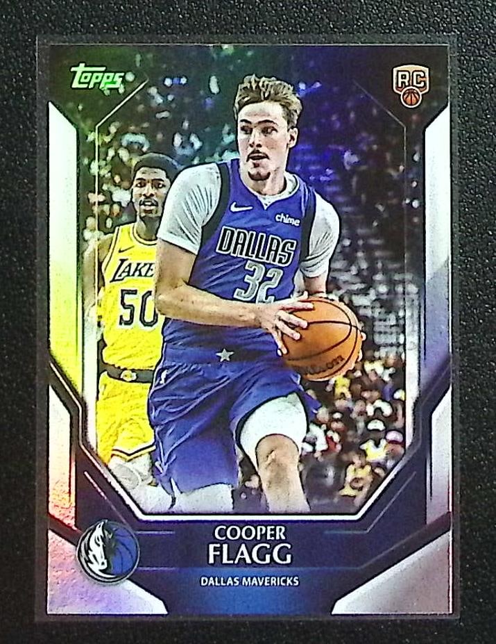 Cooper Flagg Rookie Card 2026 Topps Collector's Kit #NBA-6 Dallas Mavericks: Topps Basketball NBA Trading & Sports Cards, Sports Cards for Sale Near Me, Chrome, Refractor, SP, SSP, Valuable Auction Memorabilia Lots Sold On Line, NBA Championship & Hall of Fame Player Cards