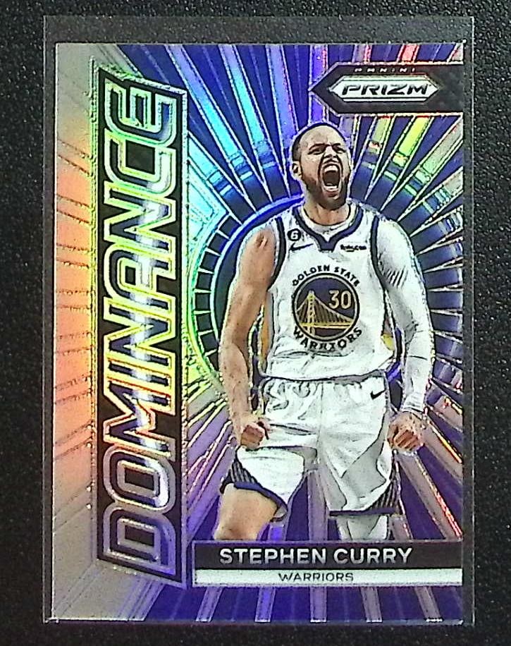 Stephen Curry Dominance Silver Prizm 2023-24 Panini Prizm #19 Golden State Warriors (1 of 2)