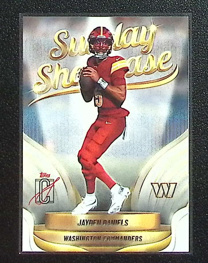 Jayden Daniels Sunday Showcase 2025 Topps Signature Class #SS-6 Commanders (1 of 2)