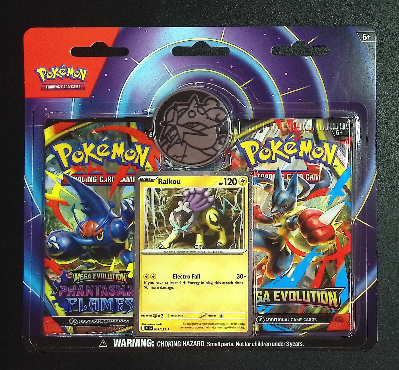 Pokemon Blister Booster Hanger: 1 - 2025 Pokemon Mega Evolutions & 1 - Phantasmal Flames: Pokemon Trading Card Game Cards, Charizard, Pikachu, Mewto, EX, Referse Holo, Holo Rare Cards, Secret Rare Cards, Full Art Cards, Evee, 3 Stars Ultra Rare Cards, Double Rare, Illustration Rare, Specia