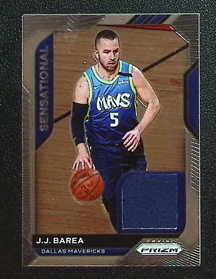 JJ Barea Game Used Patch 2020-21 Panini Prizm #SSW-JJB Dallas Mavericks (1 of 2)