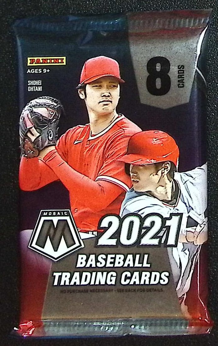 2021 Panini Mosaic Baseball Card MEGA BOX PACK - MLB Trading Cards, Shohei Ohtani, Aaron Judge: Panini Mosaic Baseball MLB Trading Cards, Rookie Cards, Sports Cards for Sale Near Me, Hall of Fame & World Series Champion Players, Shohei Ohtani, Mike Trout, Mookie Betts, Aaron Judge, Auction Lots 
