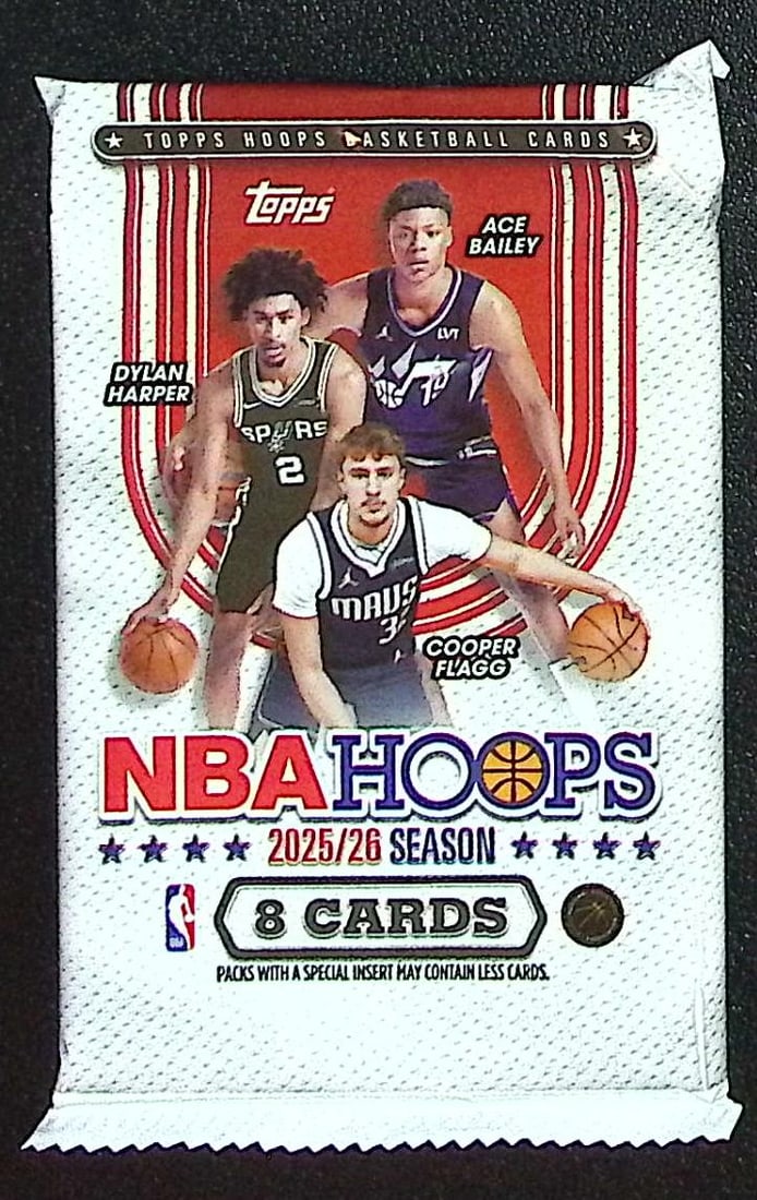 2025 Topps NBA Hoops Basketball BLASTER BOX PACK: Cooper Flagg & Kon Kneuppel Rookie Cards: Cooper Flagg & Kon Kneuppel Rookie Cards. Topps Basketball NBA Trading & Sports Cards, Rookie Cards in this set are Cooper Flagg, Dylan Harper, Ace Bailey, V J Edgecombe, Kon Knueppel , Autographs, Si
