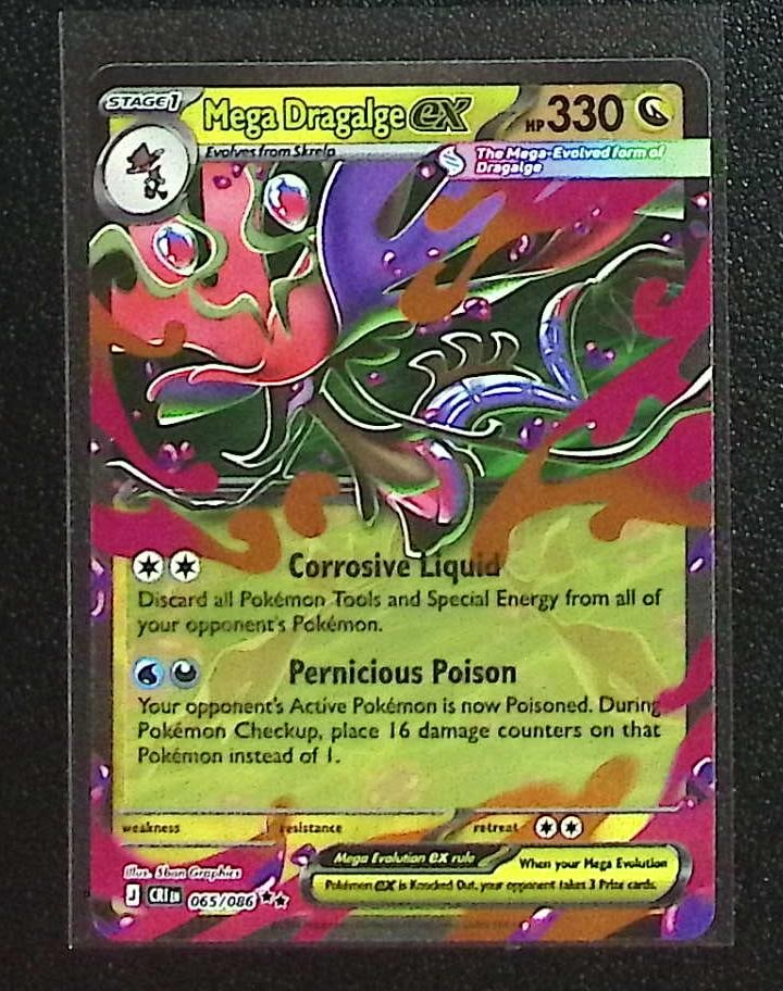 Pokemon Chaos Rising Mega Dragalge Ex #65 (1 of 2)