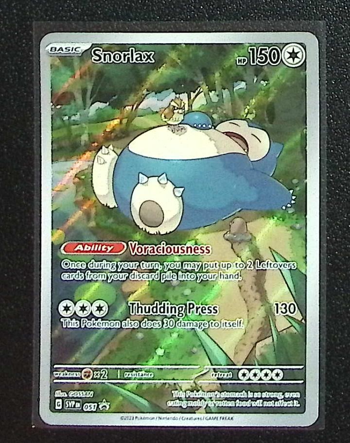Pokemon Scarlet & Violet 151 ETB Promo Snorlax #51: Pokemon Trading Card Game Cards, Charizard, Pikachu, Mewtwo, Reverse Holo, Holo Rare, Secret Rare Cards, Full Art Cards, Eevee, Ultra Rare Card, Illustration Rare, Special Illustration Rare SIR