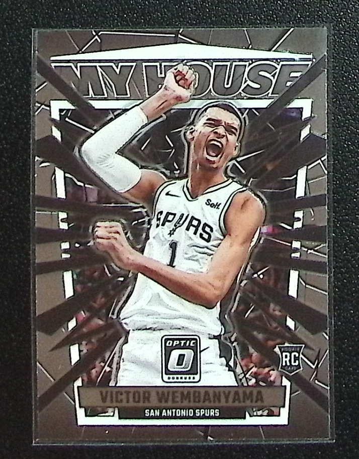 Victor Wembanyama Rookie Card My House 2023-24 Donruss Optic #6 San Antonio Spurs (1 of 2)