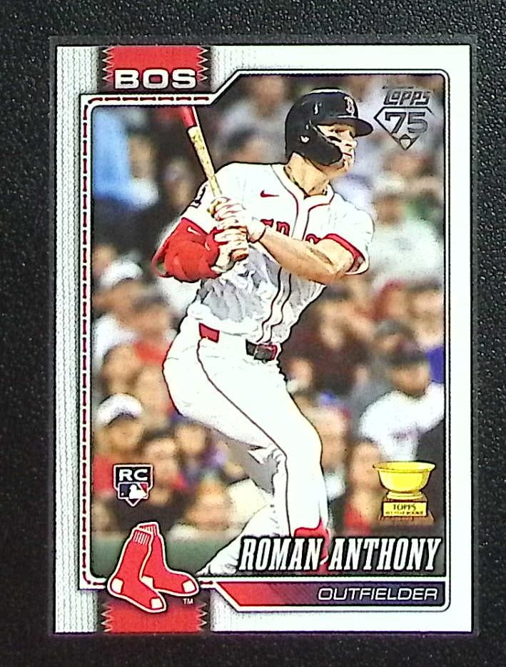 Roman Anthony Rookie Card 2026 Topps #189 Boston Red Sox (1 of 2)