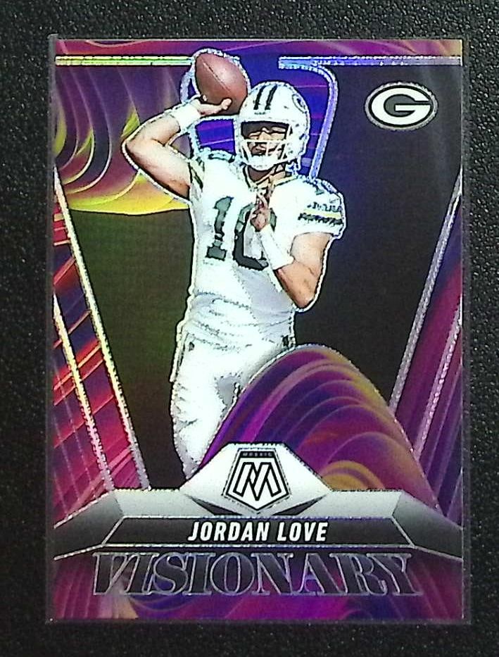Jordan Love Visionary SSP Case Hit 2025 Mosaic #10 Green Bay Packers (1 of 2)
