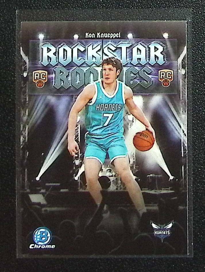 Kon Knueppel Rockstar Rookies 2025-26 Bowman Chrome #RR-4 Charlotte Hornets (1 of 2)