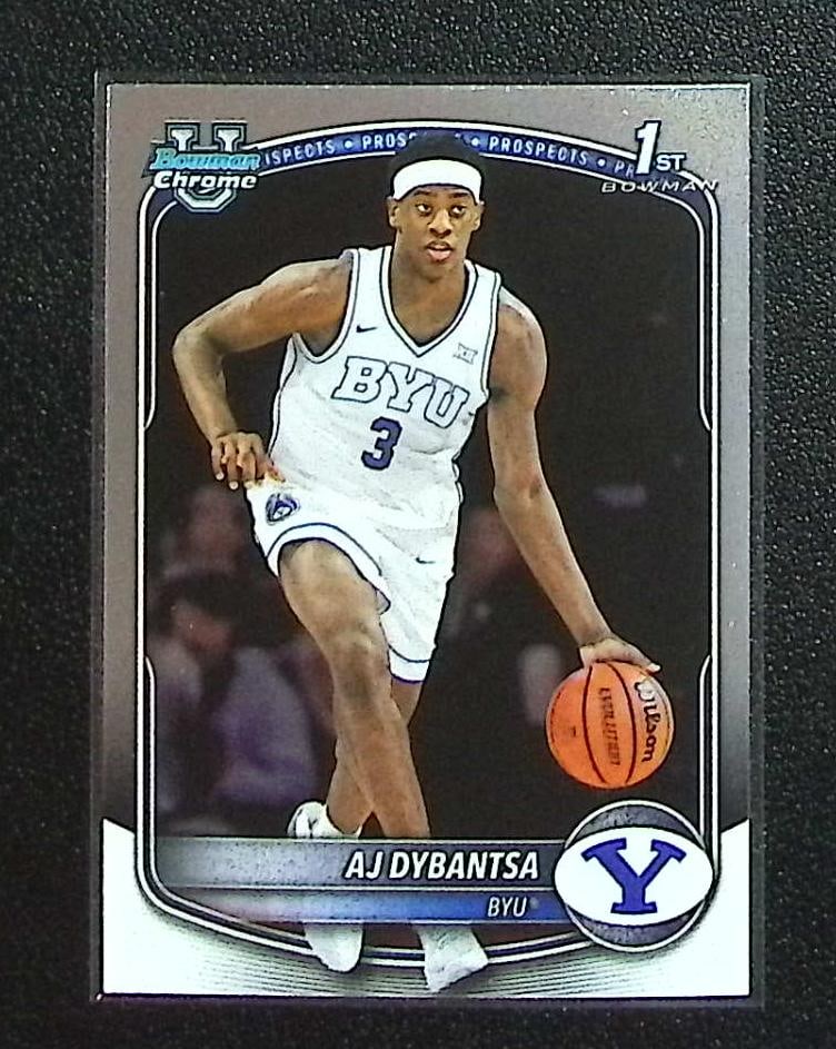 Aj Dybantsa 1st Bowman 2025-26 Bowman U Chrome #BCP-1 BYU Cougars (1 of 2)