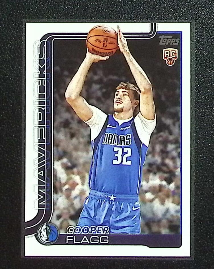 Cooper Flagg Rookie Card 2025-26 Topps #201 Dallas Mavericks: Topps Basketball NBA Trading & Sports Cards, Sports Cards for Sale Near Me, Chrome, Refractor, SP, SSP, Valuable Auction Memorabilia Lots Sold On Line, NBA Championship & Hall of Fame Player Cards