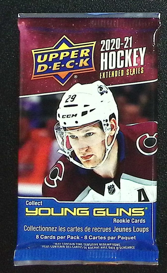 2020-21 Upper Deck Extended Series Hockey Card RETAIL BOX PACK Sports Cards (1 of 1)