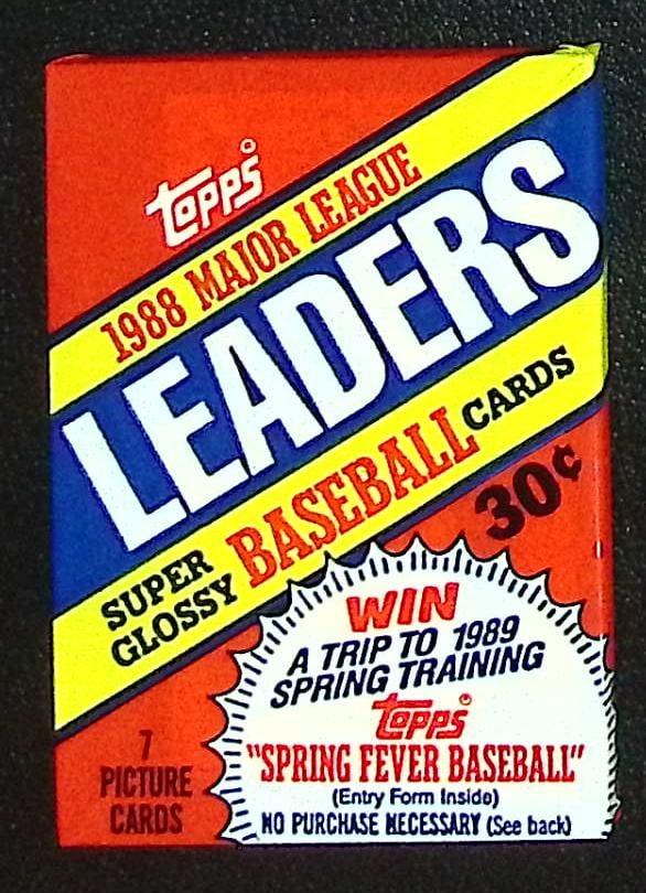 1988 Topps Major League Leaders Super Glossy Vintage Baseball Cards Retail Box Wax Pack Mini Cards: Topps Vintage Baseball Rookie MLB Trading & Sports Cards, Gary Carter, Nolan Ryan, Orel Hersheiser, Don Mattingly, Mike Schmidt Philadelphia Phillies, Old Baseball Cards for Sale Near Me, World Series